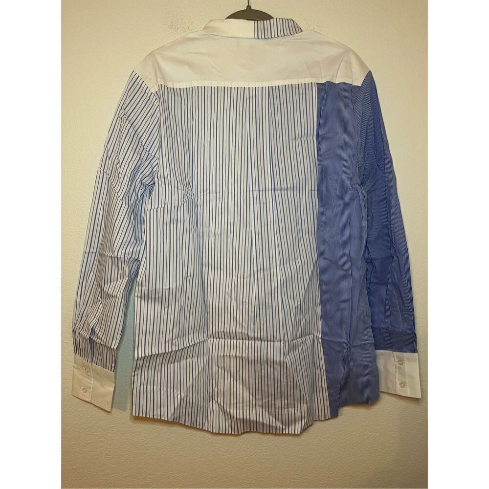 New Ser.o.ya NYC Teagan Button Down Striped Shirt - Picture 10 of 11